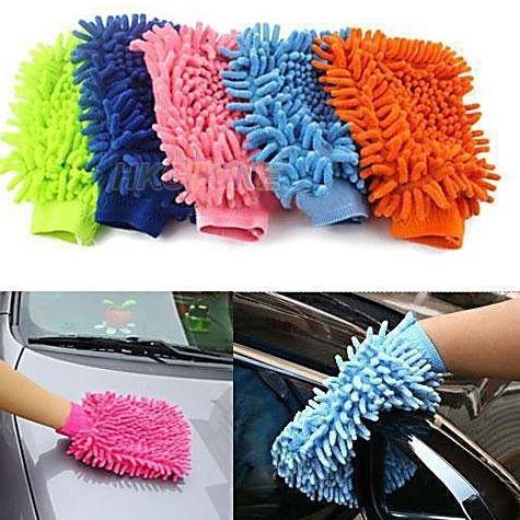 Microfiber Car Wash Gloves – Reusable Cleaning Mitt