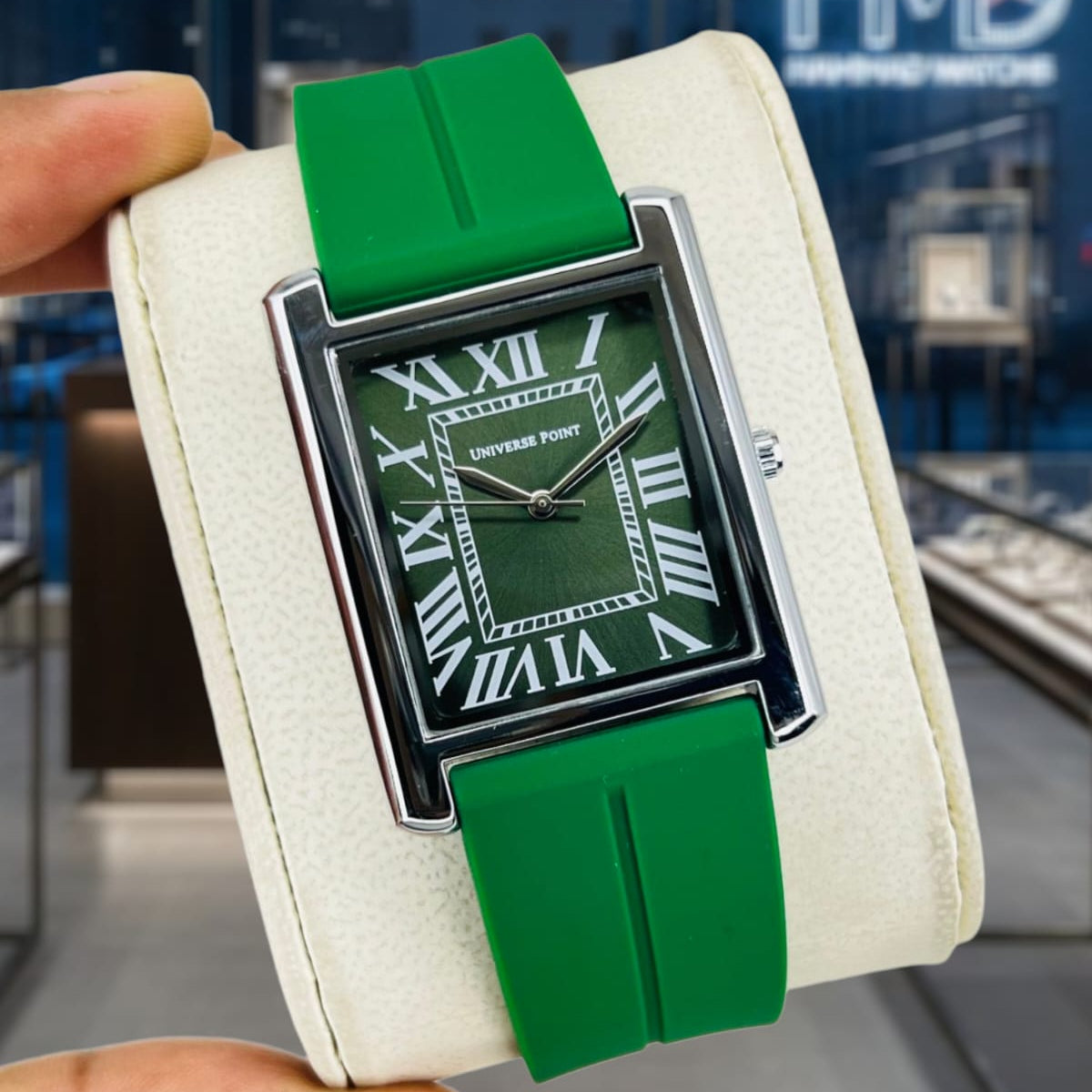 Hugo Boss Tank Solo Quartz Watch for Men – Silicone Strap | Magnet Lock