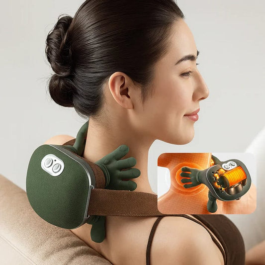 Hand Shape Massager | Rechargeable Deep Tissue Back & Shoulder Device