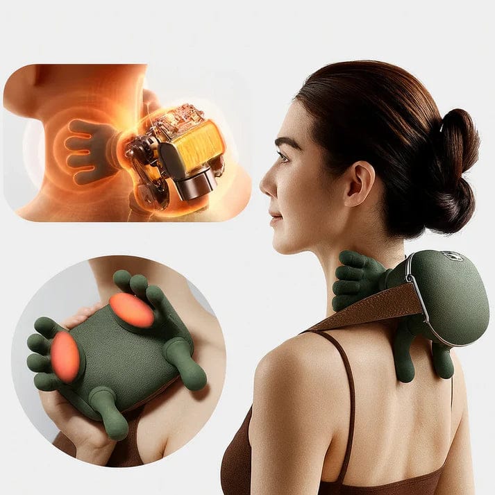Hand Shape Massager | Rechargeable Deep Tissue Back & Shoulder Device