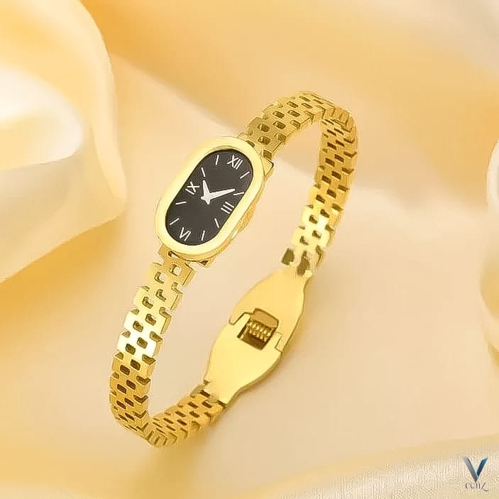 Watch Style Bracelet for Women | Oval Dial Minimal Design