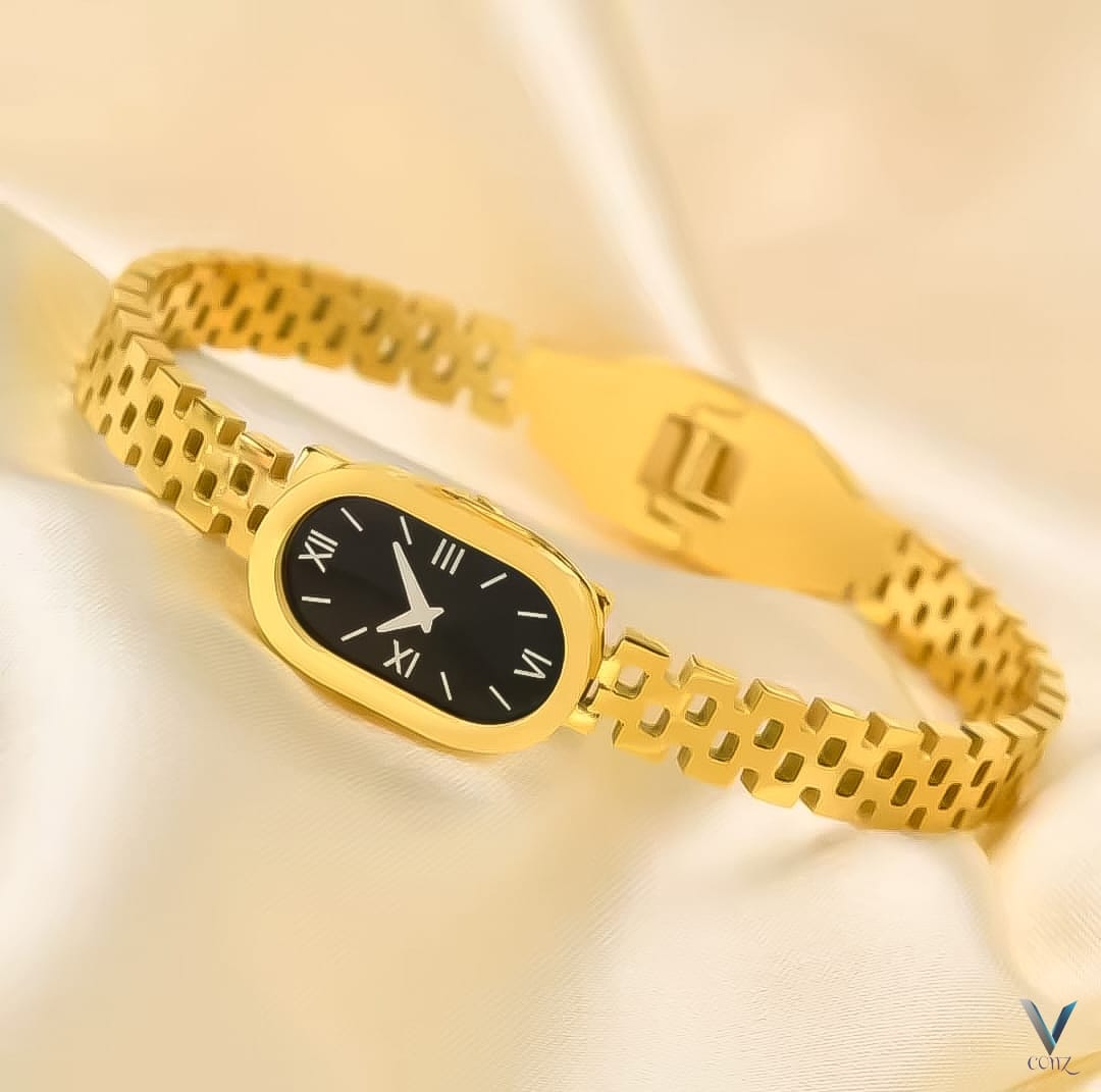Watch Style Bracelet for Women | Oval Dial Minimal Design