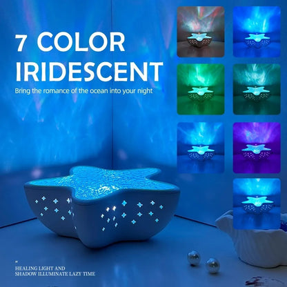 Starfish Ocean Wave Projector Night Light