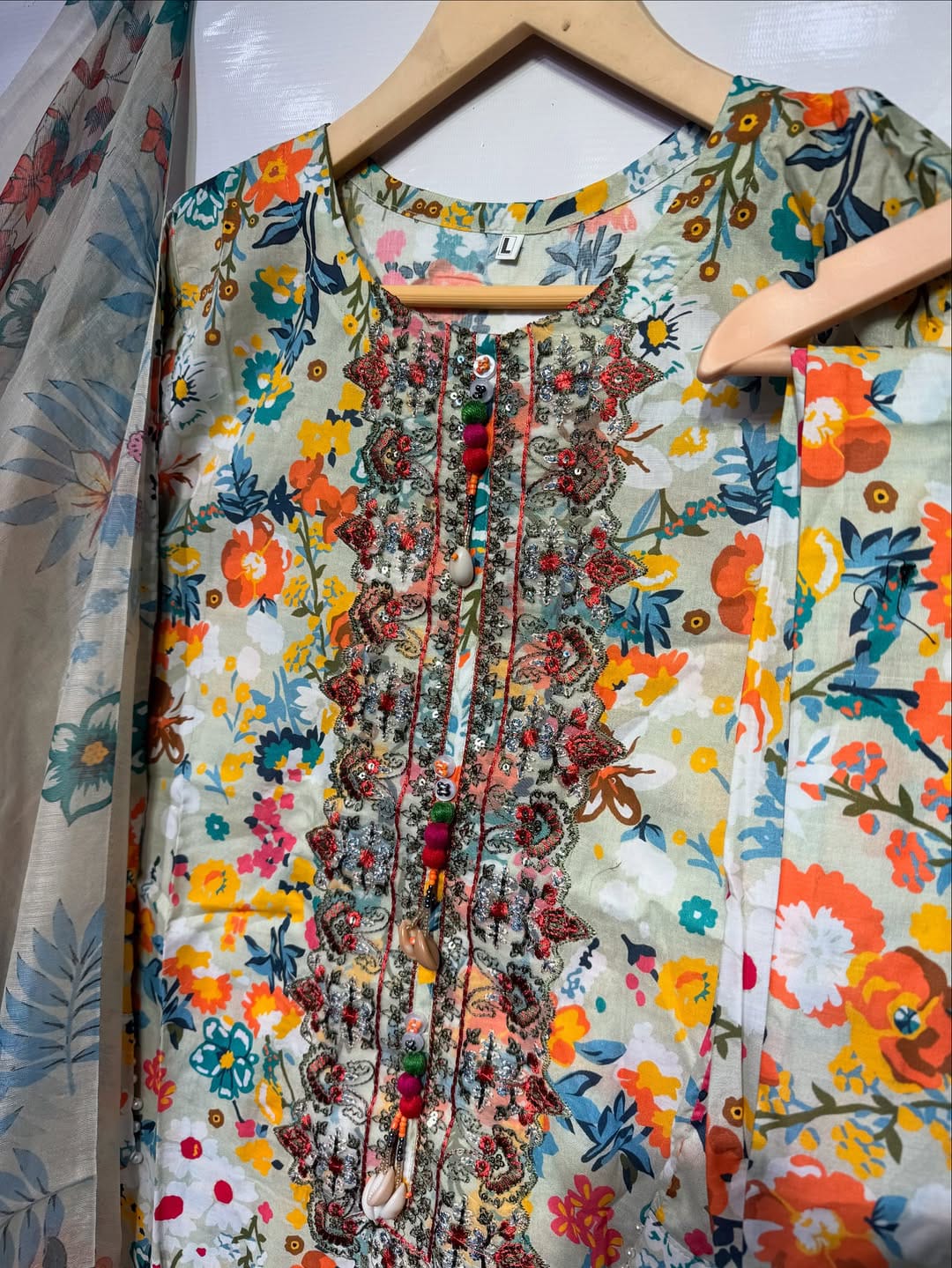 Vibrant Floral Susi Lawn 3-Piece Suit for Women – Summer Collection