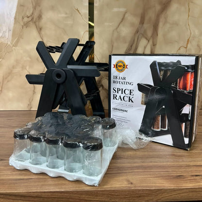 18 Jar Rotating Spice Rack