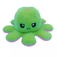 Reversible Octopus Plush Toy – Double-Sided Mood Changing Doll