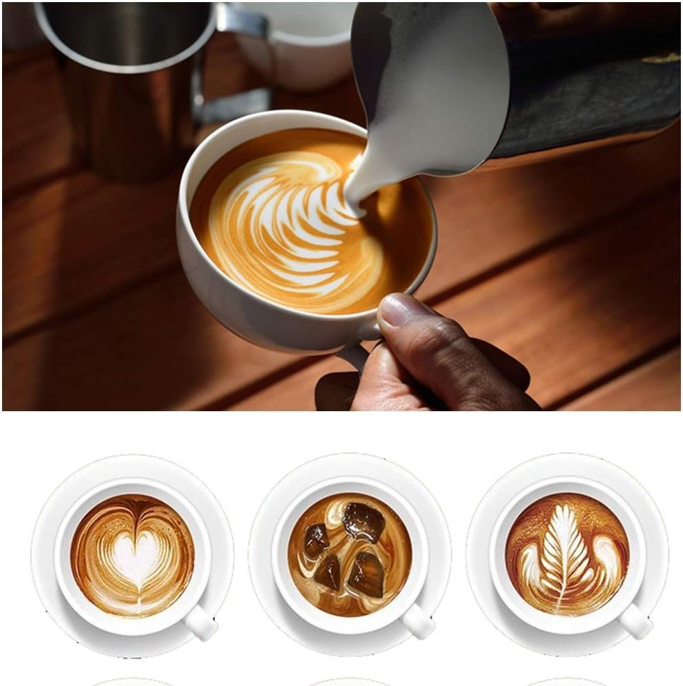 600ml Stainless Steel Milk Frothing Pitcher – Latte Art Creamer Jug