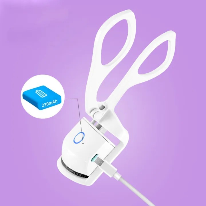 USB Rechargeable Heated Eyelash Curler – Portable Lash Lifter