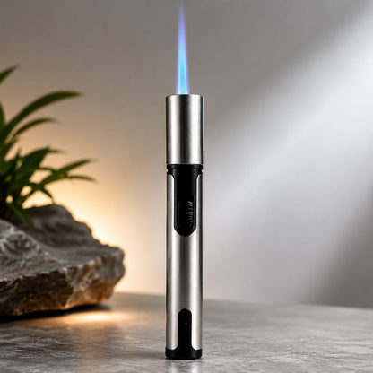 Jet Flame Torch Lighter | Powerful Blue Flame Refillable Gas Lighter