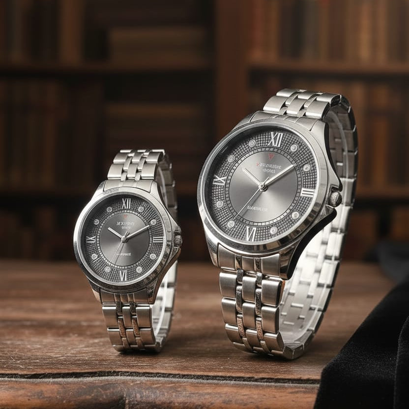 Apex Steel Men’s Stainless Steel Analog Watch