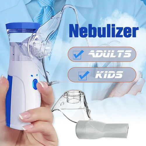 Portable Nebulizer Inhaler for Quick Respiratory Relief | USB Rechargeable Mini Atomizer