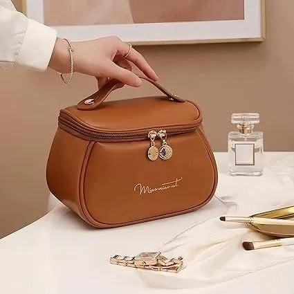 6-Slot PU Leather Watch Box – Elegant Display Case Organizer