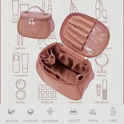 6-Slot PU Leather Watch Box – Elegant Display Case Organizer