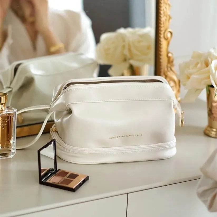 Waterproof Travel Makeup Bag with Pouch – Large Toiletries Organizer