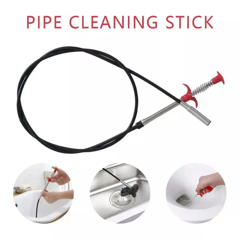 85cm Flexible Wire Brush – Kitchen & Sewer Cleaning Tool