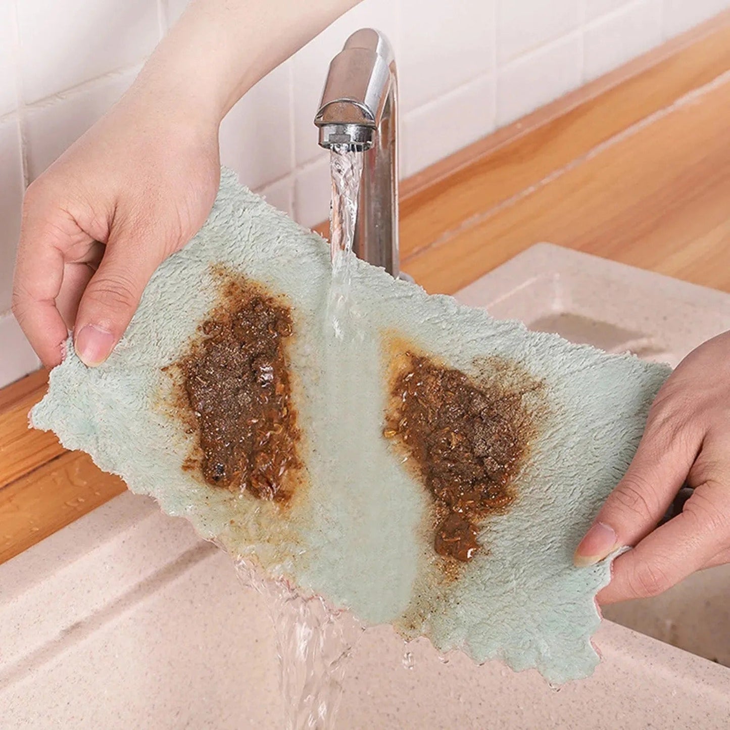 Microfiber Baby Towels – 12pcs Super Absorbent Quick-Dry