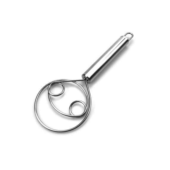 Stainless Steel Dutch Dough Whisk – Ergonomic Baking Tool