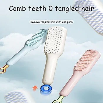 Self-Cleaning Hair Brush – Easy Detangling & Grooming Tool