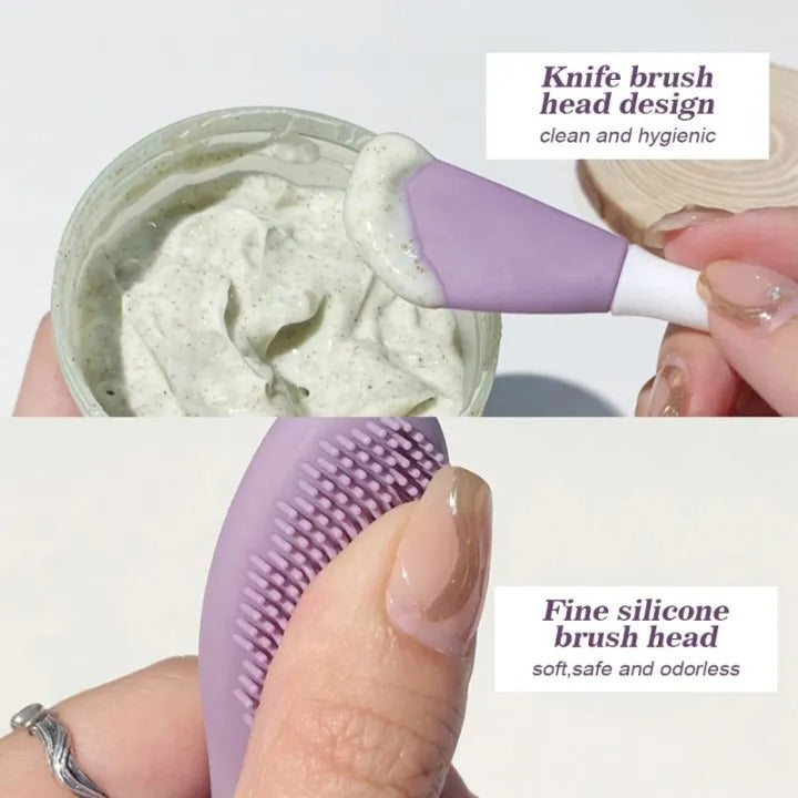 Silicone Double Head Mask Brush – Facial Mask Applicator