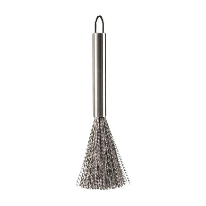 Long Handle Stainless Steel Cleaning Brush – Kitchenware Scrubber