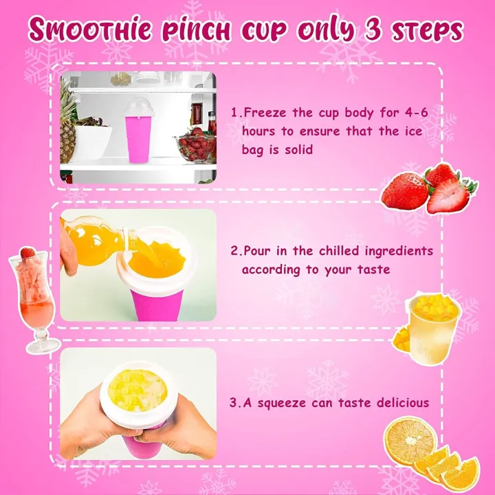 Frozen Magic Slushy Maker Cup – DIY Smoothie & Ice Slush Cup