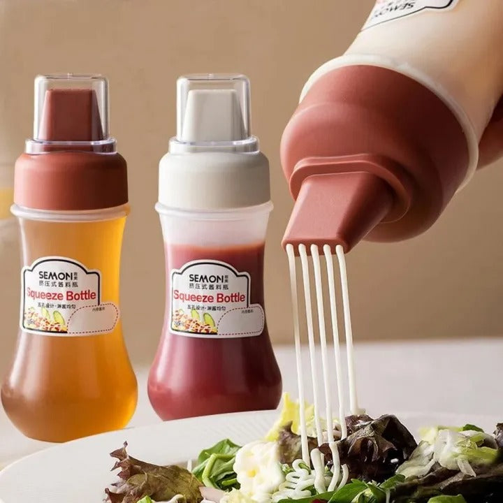 Hole Squeeze Sauce Bottle – Easy Dispensing Leak-Proof Bottle