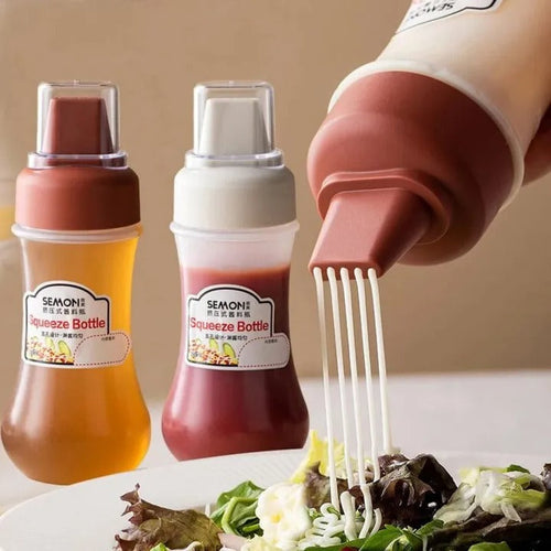 Hole Squeeze Sauce Bottle – Easy Dispensing Leak-Proof Bottle