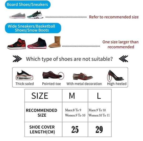 Silicone Shoe Covers – Waterproof & Reusable Protector