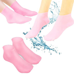 Silicone Gel Moisturizing Foot Socks – Spa Care Socks