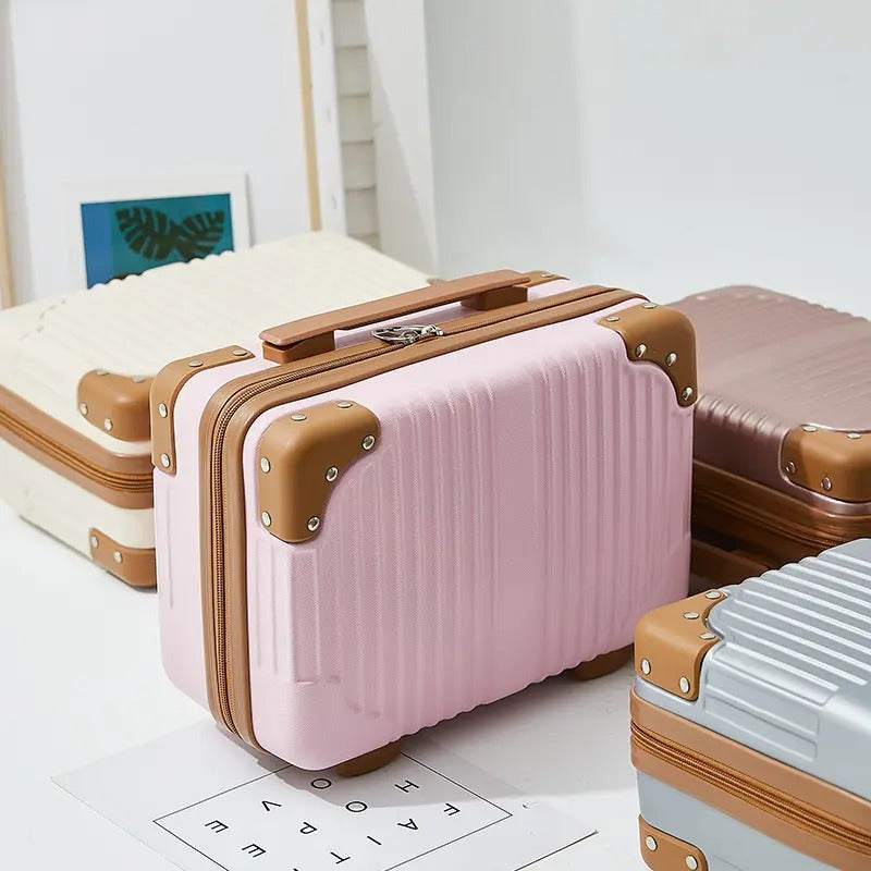 Travel Cosmetic Suitcase – Portable Makeup & Toiletry Organizer