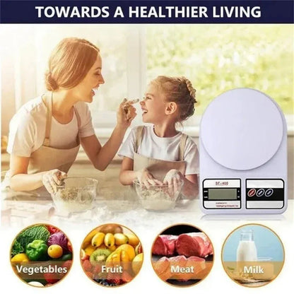 Digital 10kg Kitchen Scale – High Precision Food Weight Measuring
