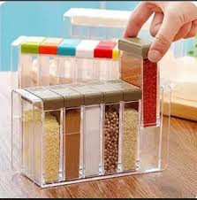 6-in-1 Spice Jar – Kitchen Seasoning Organizer