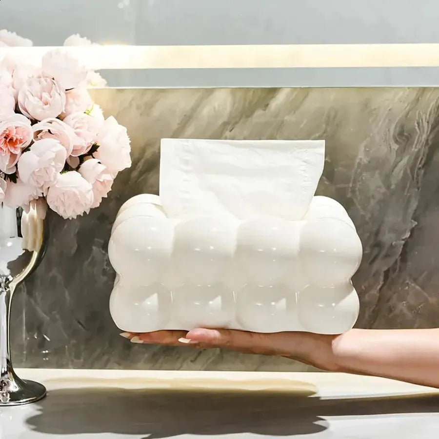 Bubble Tissue Box Holder