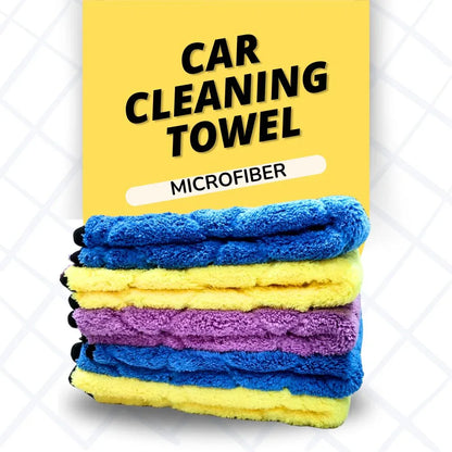 Premium Microfiber Car Cleaning Towel – Absorbent & Scratch-Free