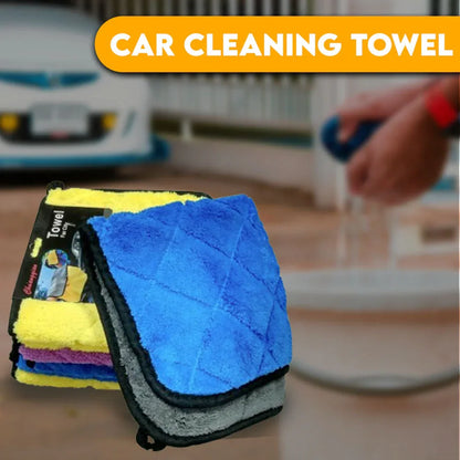 Premium Microfiber Car Cleaning Towel – Absorbent & Scratch-Free
