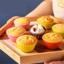 Silicone Cupcake Mold Set (6 pcs) – Baking Cups