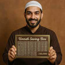 Umrah Savings Box – Islamic Coin Bank for Daily Charity & Travel Savings