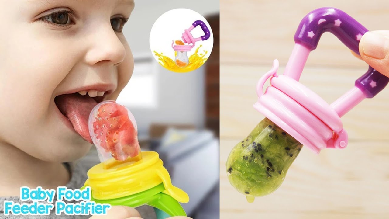 Baby Spoon Feeder + Pacifier + Knee Pad (3-in-1 Deal)