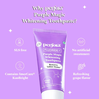 Perfora Purple Whitening Toothpaste