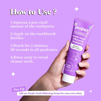 Perfora Purple Whitening Toothpaste