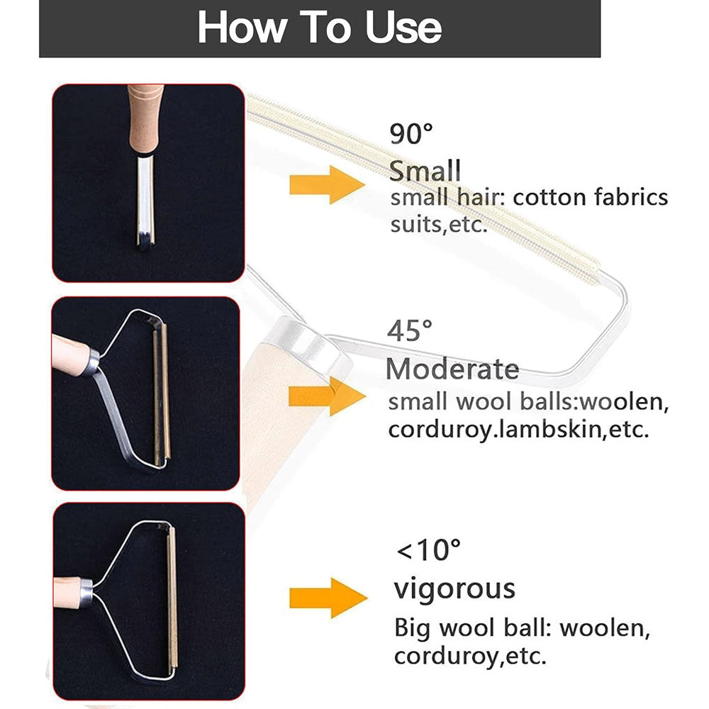 Portable Lint Remover – Clothes, Sofa & Carpet Fabric Care Tool